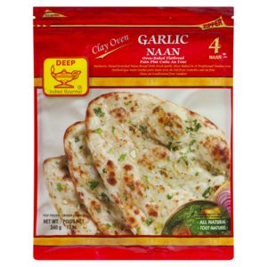 deep garlic naan 300g
