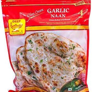 deep garlic naan